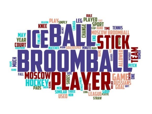Moscow Broomball Typography Crafting