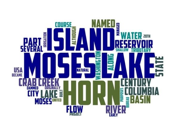 Moses Lake Typography Sticker: Your Hand-Drawn Wordcloud for Real-Life Creativity