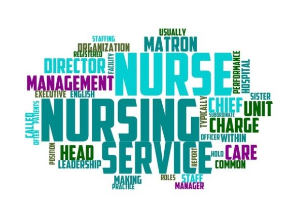 Nursing Manager Typography Banner