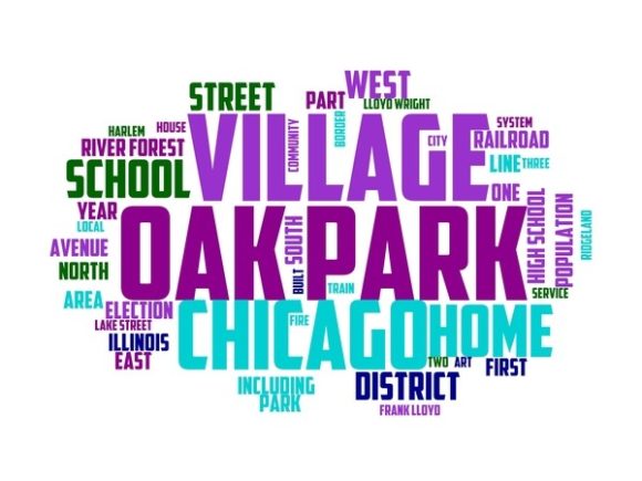 Oak Park Typography Banner