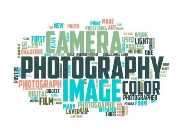 Photographer Typography Background