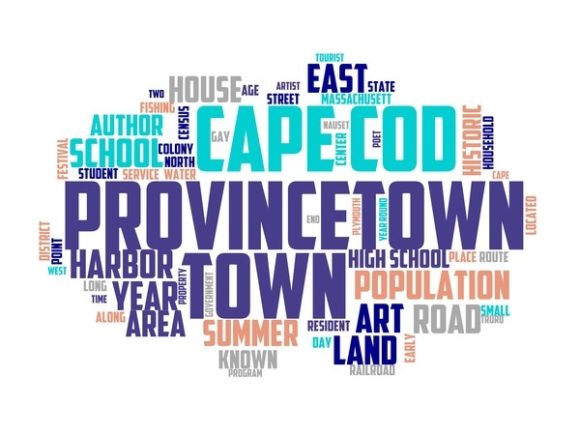 Provincetown Typography Tshirt: A Versatile Hand-Drawn Wordcloud for Thoughtful Design Work