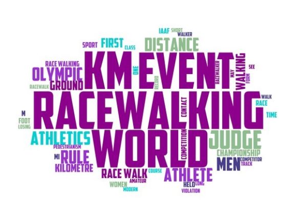 Racewalking Typography Wallpaper: Inspire Movement, Meaning, and Design